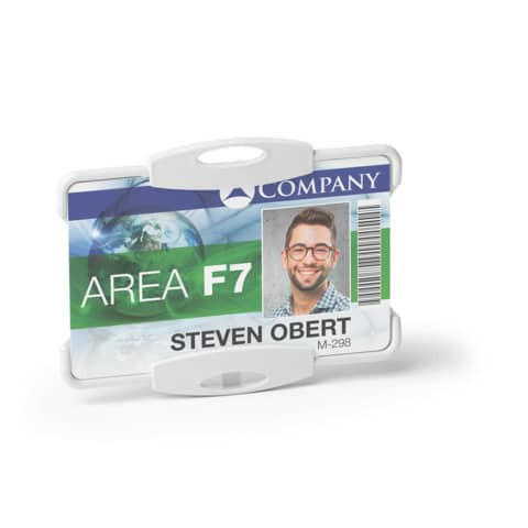 Ausweishalter 10ST für 1 Karte grau DURABLE 8988 10 ECO 57x87mm