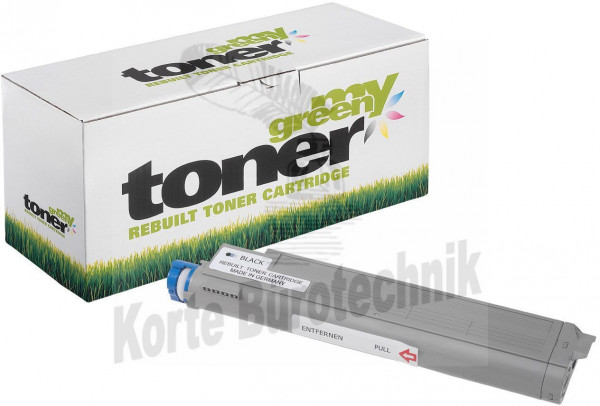 my green toner Toner-Kit schwarz (181443) ersetzt 43837132