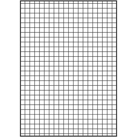 Chinakladde A5 96Bl kariert BANTEX 100302817 schwarz/rot