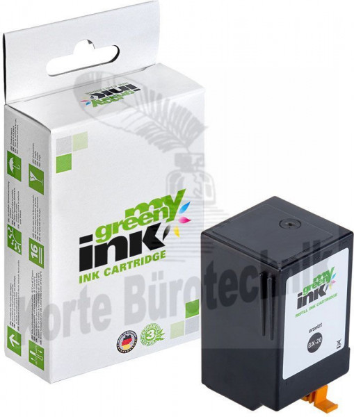 mygreen Tinte für Canon BC-20 / BX-20, schwarz