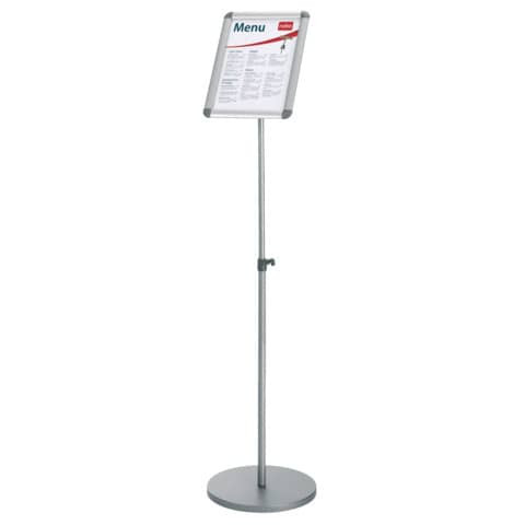 Infotafel 350x70x1010mm silber NOBO 1902383 für A4