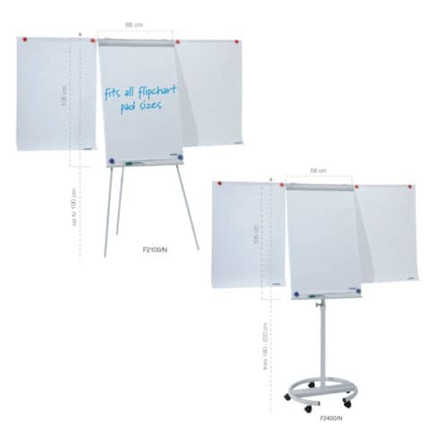 Flipchart mobil grau FRANKEN F2400/N