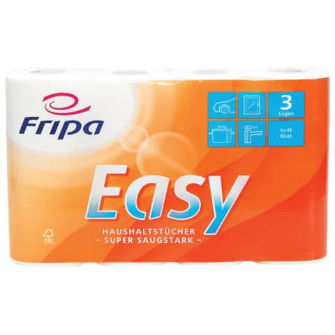 Küchenrolle 3-lag. 4RL weiß FRIPA 3074003 Easy