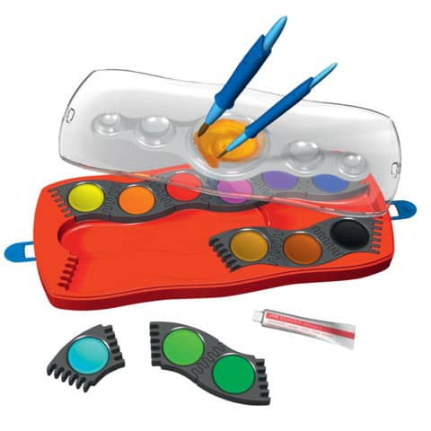 Farbkasten 12er Connector rot FABER CASTELL 125030