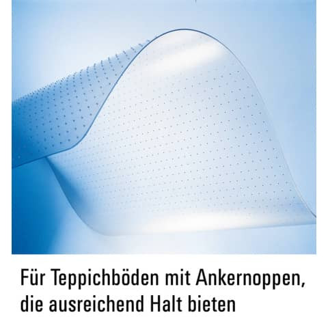 Bodenschutzmatte 2,1mm transp. RS OFFICE 17-1300 130x120cm Teppichb.