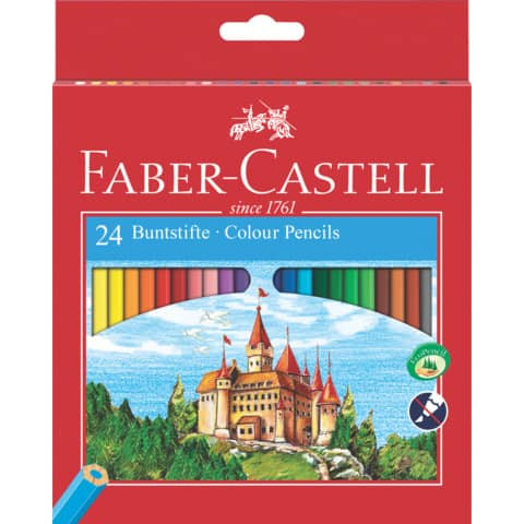 Farbstifte 24ST sortiert FABER CASTELL 120124 Castle