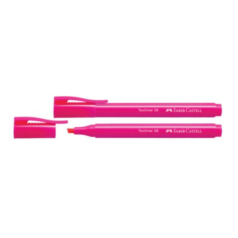 Textmarker Textliner 38 1-4mm pink FABER CASTELL 157728