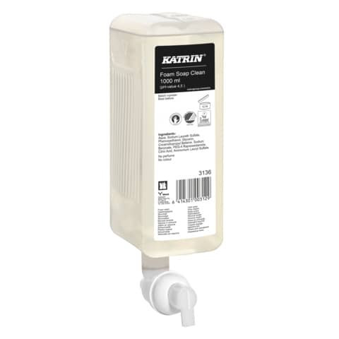 Flüssigseife Schaum 1000 ml KATRIN 3136