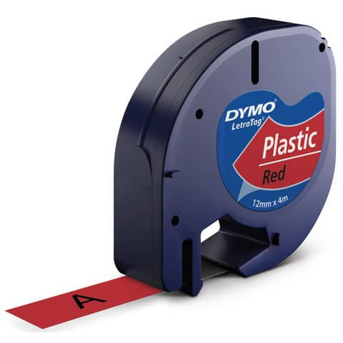 Prägeband rot/schwarz DYMO S0721630 12mm 4m