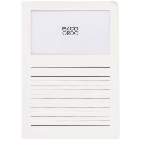 Sichtmappe Ordo A4 120g 100ST weiß ELCO 29489.10 Classico Papier