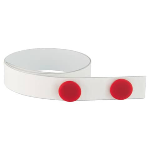 Magnethaftband 1m x 35mm weiß FRANKEN ST1301