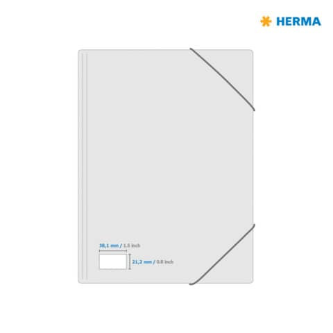 Etiketten Premium 38,1x21,2mm weiß HERMA 8629 650 St. permanent haftend