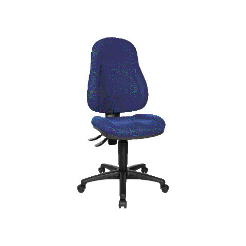 Bürodrehstuhl Wellpoint 10 blau TOPSTAR 8050 BD6 ohne Armlehnen