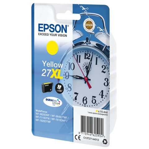Inkjetpatrone Nr. 27XL yellow EPSON C13T27144012