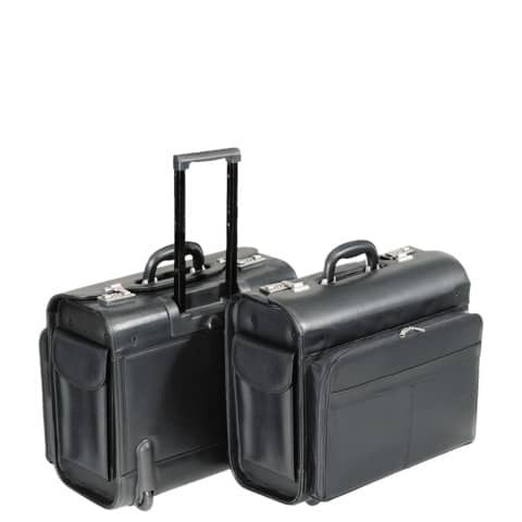 Pilotenkoffer San Remo sw JÜSCHA 45030 Lederimitat