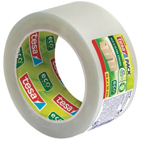 Packband PET ECO ultra strong transparen TESA 58297-00000-00 50mm x66m