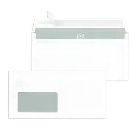 Briefhülle DL m.Fe HK 80g weiß MAILMEDIA 30005395 1000ST m.Innendruck
