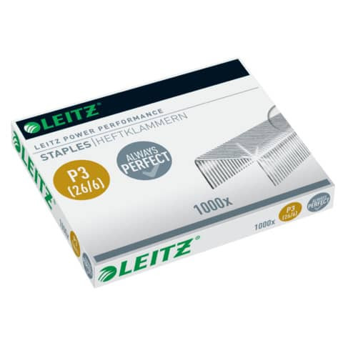 Heftklammern 26/6 verzinkt LEITZ 5572-00-00 1000St