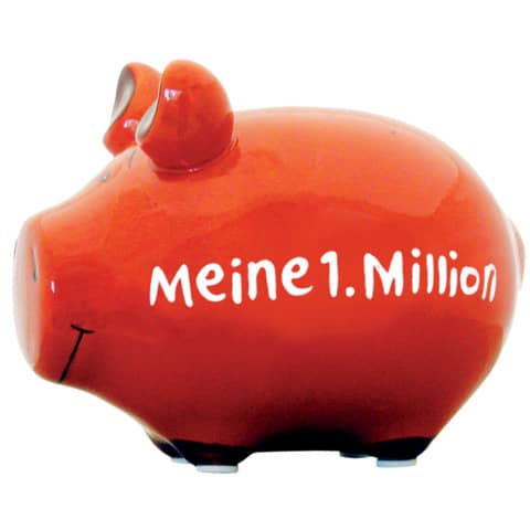 Spardose Schwein klein KCG 100957 Meine 1.Million