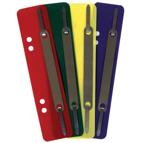 Heftstreifen PP 34x150mm 250ST sortiert Q-CONNECT 1102502011 Metalldeckleiste