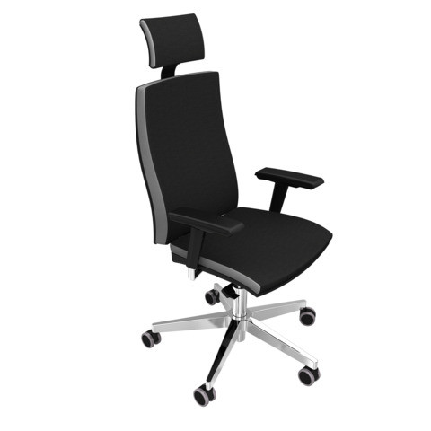 Büro-Drehstuhl Premium 1 schwarz HAMMERBACHER VSDP1/D