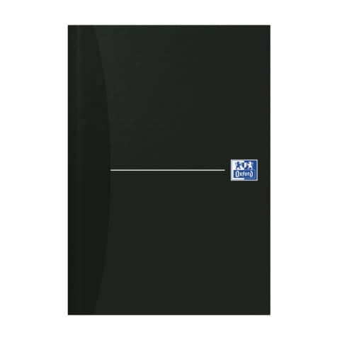 Notizbuch A5 96Bl kar. schwarz OXFORD 100100905 ECF Office
