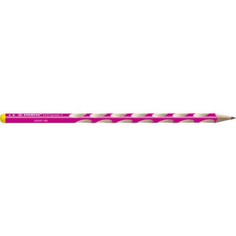Bleistift EASYgraph S links pink STABILO 325/01-HB-6