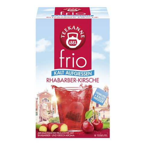Tee frio - Rhabarber-Kirsche TEEKANNE 7593 18BT