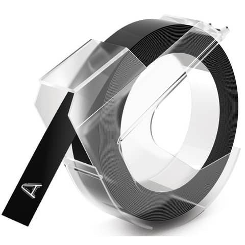 Prägeband glänzend schwarz DYMO 520109 9mm 3m