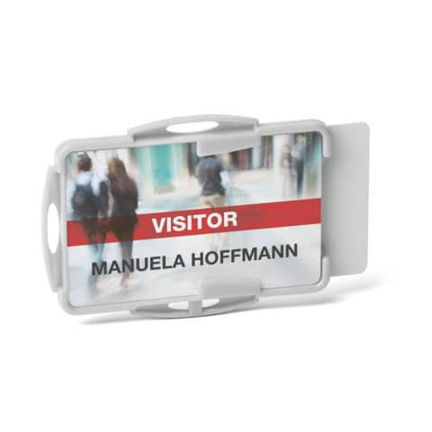 Ausweishalter 10ST für 2 Karten grau DURABLE 8989 10 ECO 57x87mm