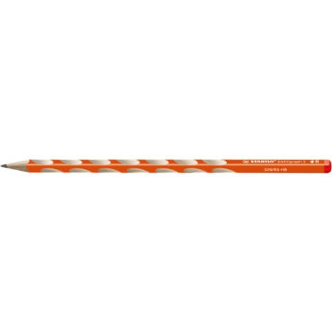 Bleistift EASYgraph S rechts orange STABILO 326/03-HB