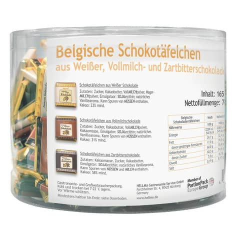 Belgische Schokotäfelchen