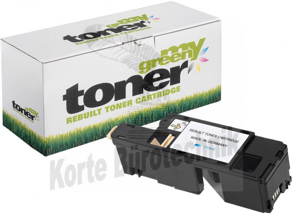 my green toner Toner-Kartusche cyan (141010) ersetzt H5WFX