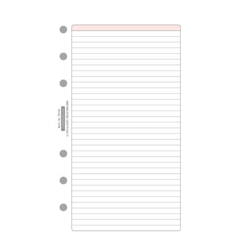 Notizblatt 25 Bl. liniert 96x172mm CHRONOPLAN 50341 Midi