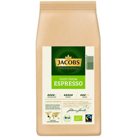 Kaffee Good Origin Espresso 1000g Bohne JACOBS 4057127 / 4056106