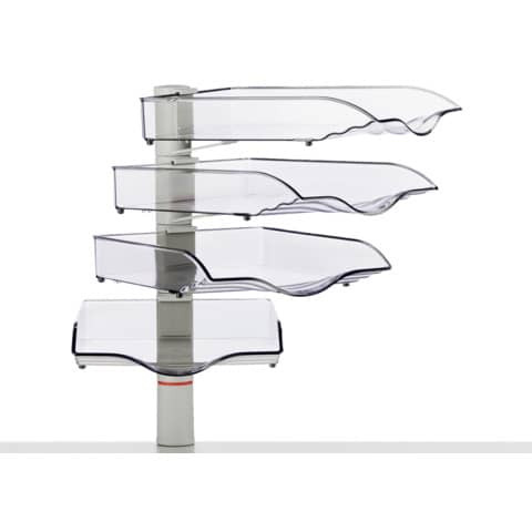 Briefkorb 4er-Set lichtgrau NOVUS 720+4002+000