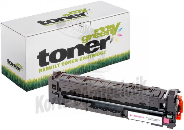 my green toner Toner-Kartusche magenta HC (134784) ersetzt 201X, 045H