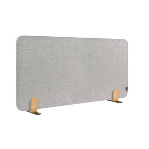 Trennwand Elements akustik grau LEGAMASTER 7-209831 60x120cm m.Halterun