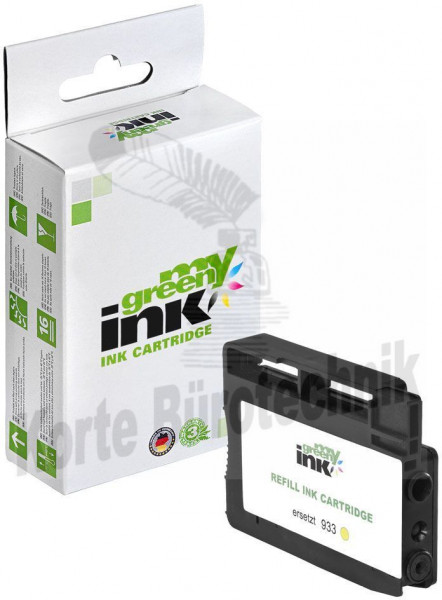 my green ink Tintenpatrone gelb HC (133107) ersetzt 933XL