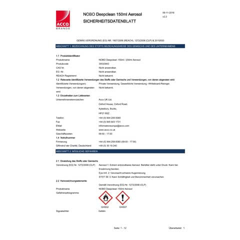 Whiteboard Starterset 32tlg. sortiert NOBO 1901430 Nano Clean