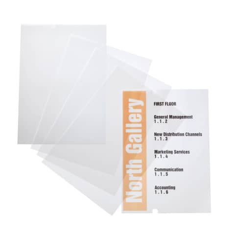 Beschriftungsfolie 210x297mm DURABLE 4835 19 10St