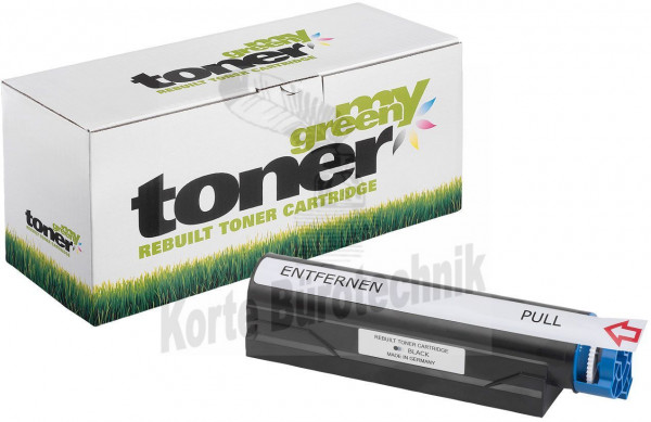 my green toner Toner-Kit schwarz (182013) ersetzt 45807116