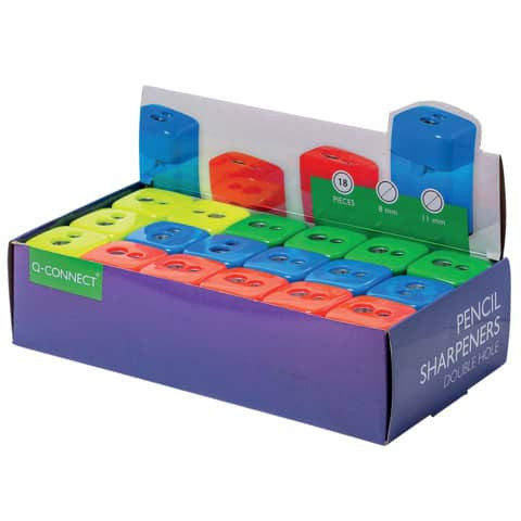 Dosenspitzer doppelt sort. Q-CONNECT KF00593 E-14215 IA