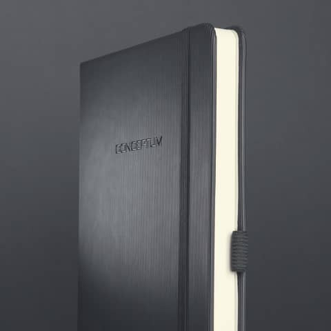 Notizbuch A4+ 97Bl lin. schw. SIGEL CO116 Conceptum 80g