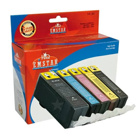 Inkjetpatrone sw, c, m, y, ps EMSTAR C92 Multipack