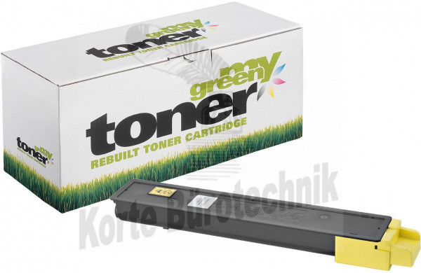 my green toner Toner-Kit gelb (151866) ersetzt TK-8325Y