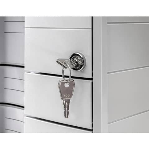 Schubladenbox 3 Laden lichtgrau HAN 1018-11 Impuls geschlossen