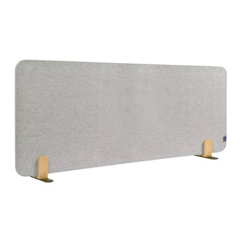 Trennwand Elements akustik grau LEGAMASTER 7-209832 60x160cm m.Halterun