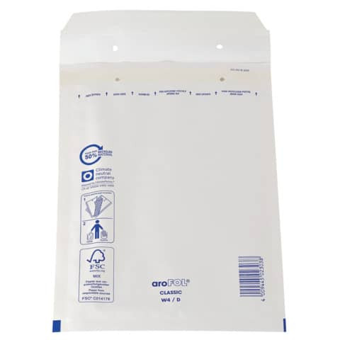 Luftpolstertasche 100ST 200x275 weiß AROFOL 4/D 2FVAF000104