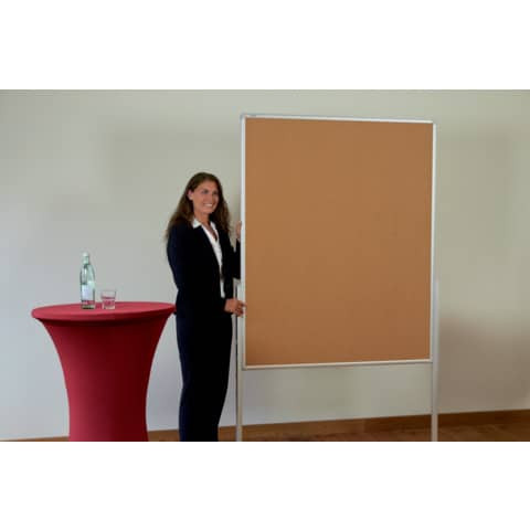 Moderatorentafel 120x150cm FRANKEN MT8004 PRO, Kork